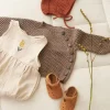 APRIL CARDIGAN, PANTS & BONNET BABY 2413/05