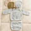 APRIL CARDIGAN, PANTS & BONNET BABY 2413/05