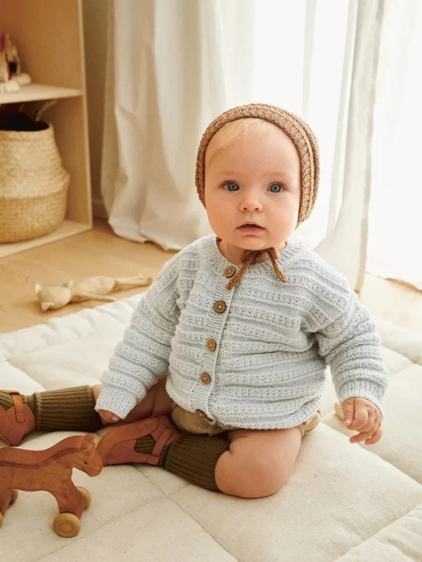 FILLIP CARDIGAN, PANTS & BONNET BABY 2413/04